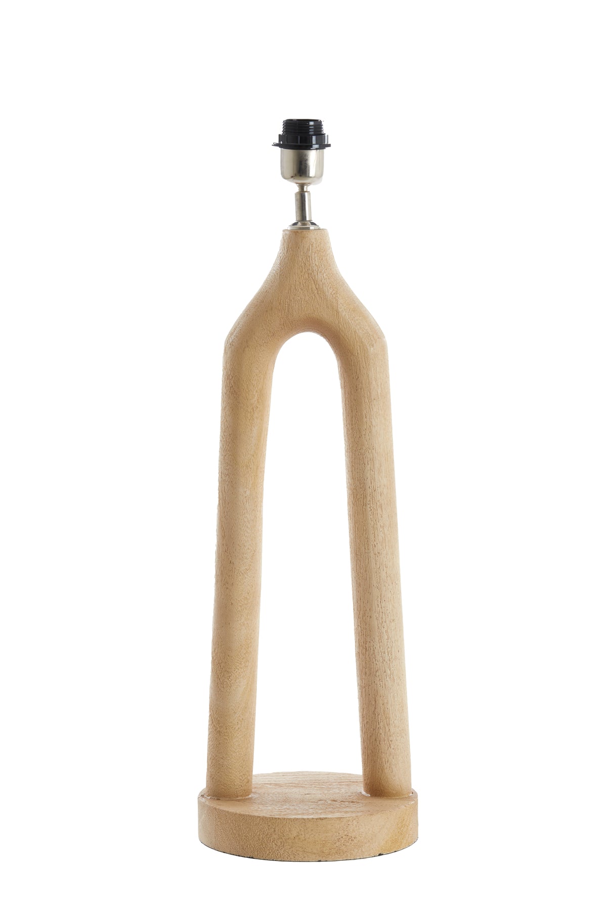 Natural Wood Textured Lamp Base 20x55 cm