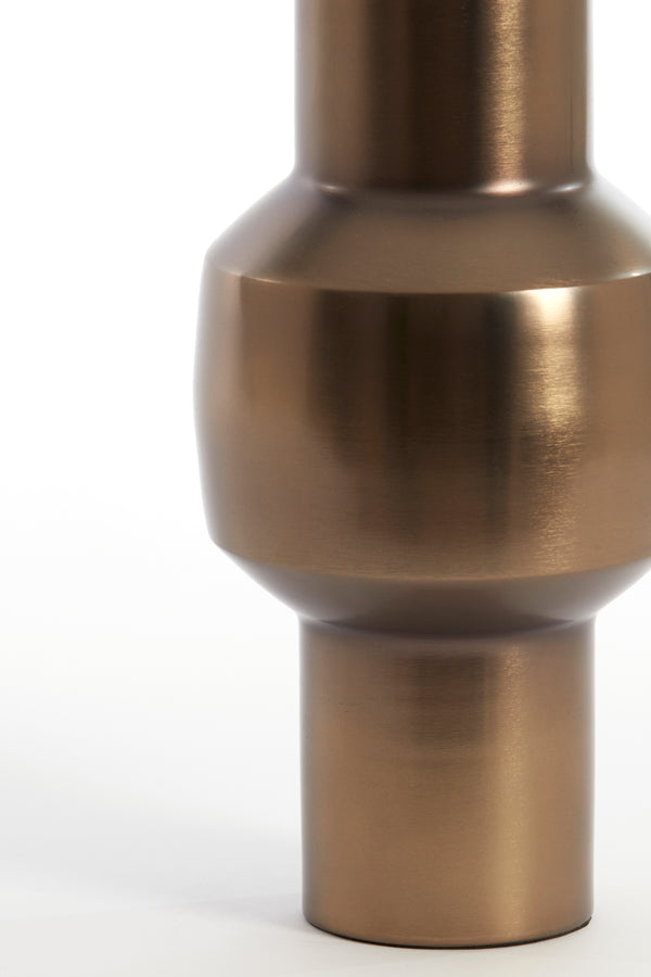 Elegant Black Nickel Vase, 14x30 cm - Senuma Collection