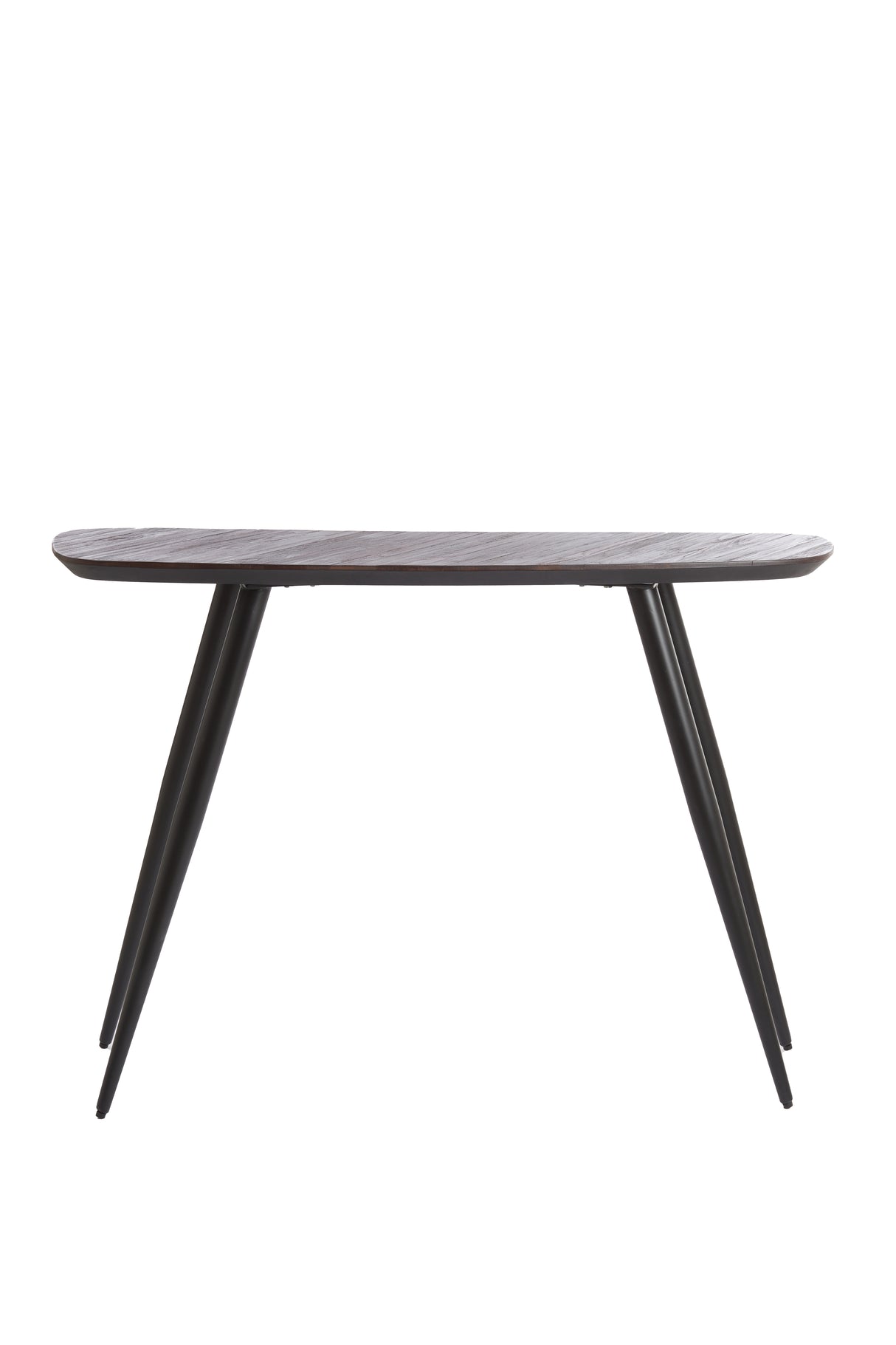 Antique-Style Console Table in Distressed Wood Finish - 118x37x82 cm