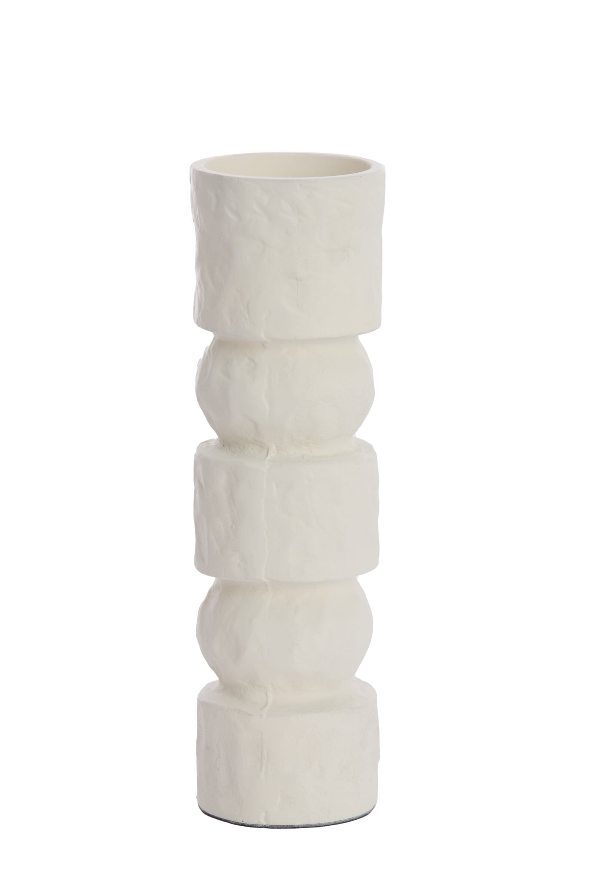 Cream Akta Decorative Candle Holder, 31 cm