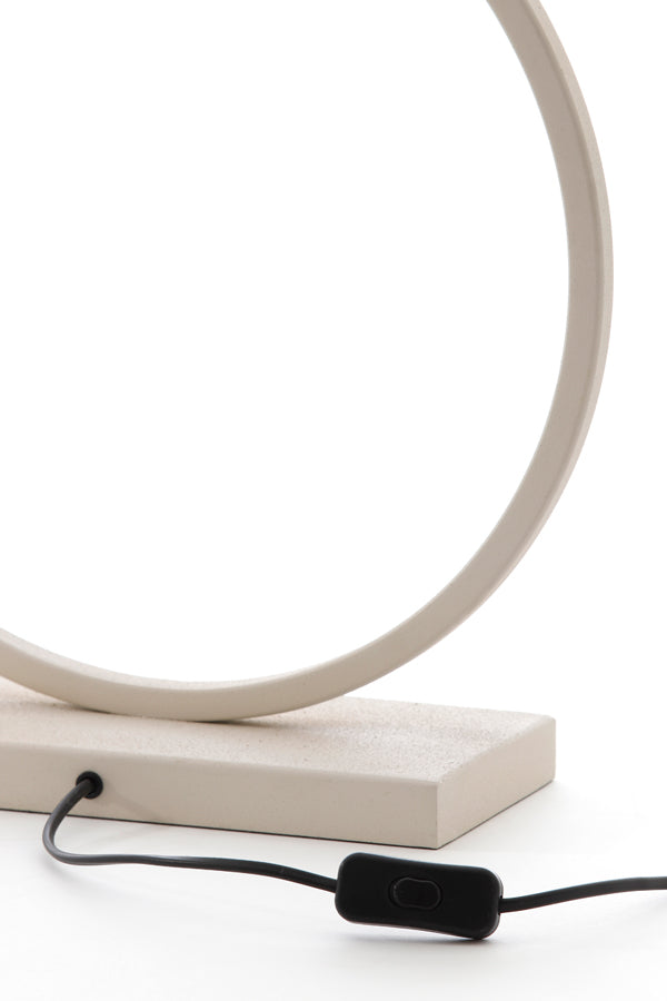 Elegant Cream Table Lamp Base - Liva Collection (40x12.5x52 cm)