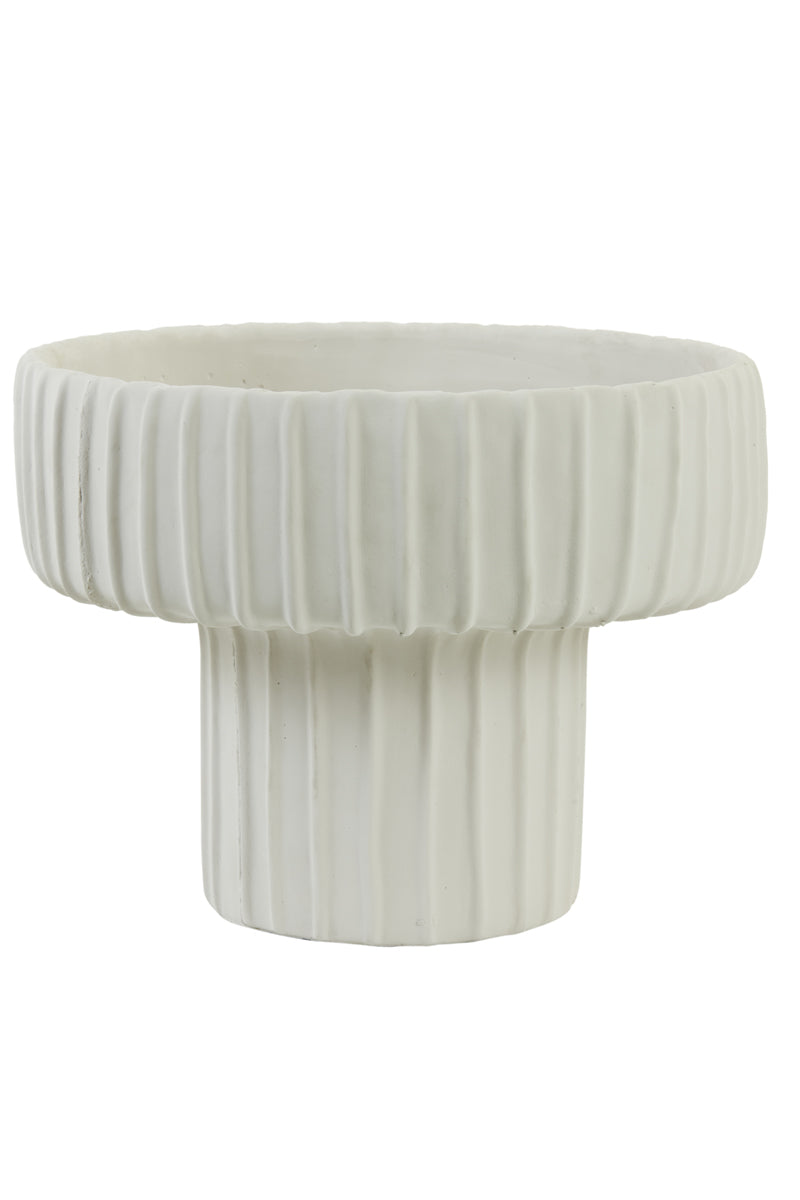 Elegant Cream Maja Cement Planter Ø40x30 cm
