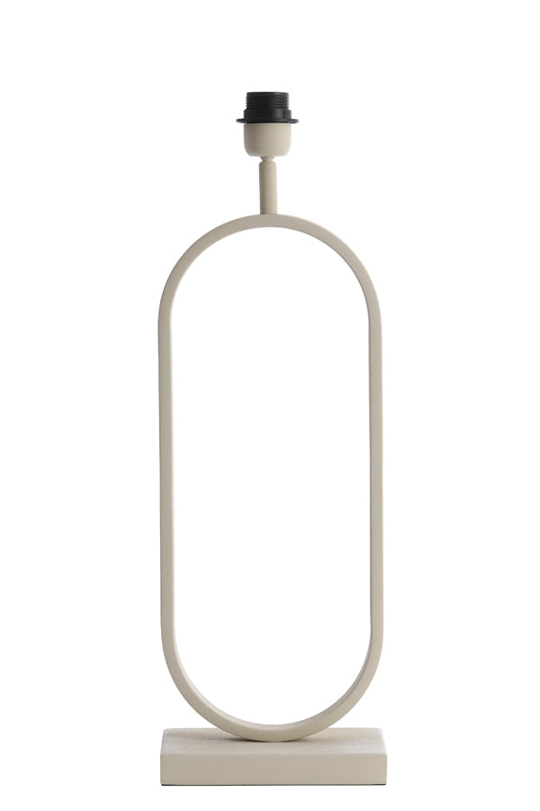 Elegant Jamiri Cream Lamp Base – 20x13x55 cm