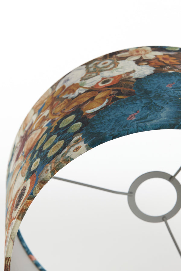 Bloom Blue Cylindrical Shade 30x30x21 cm