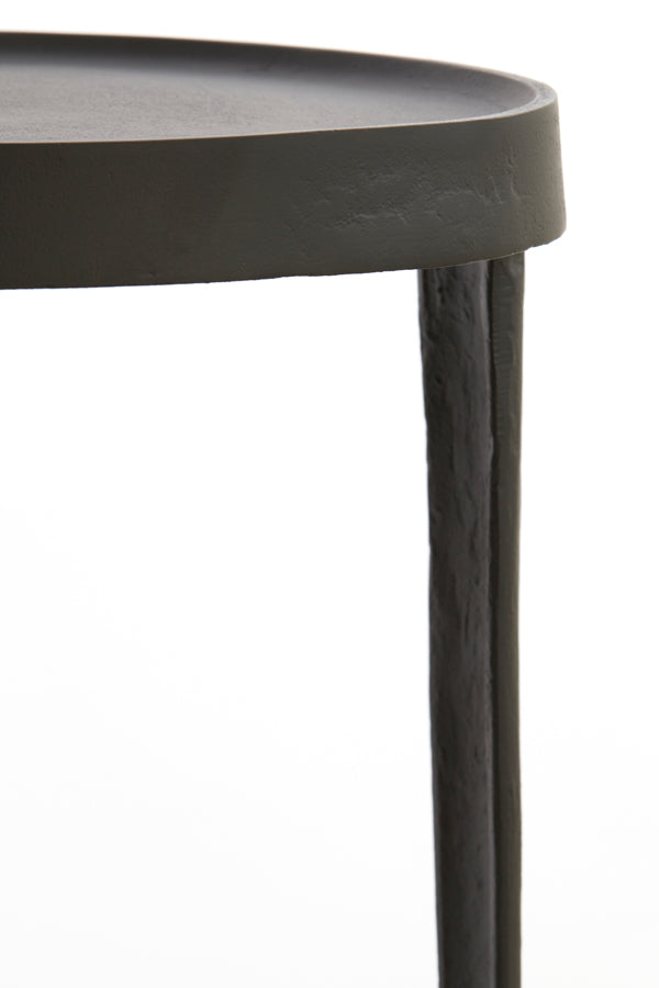Sleek Series Set: Tobias Black Pillars Ø30x80 & Ø35x100 cm