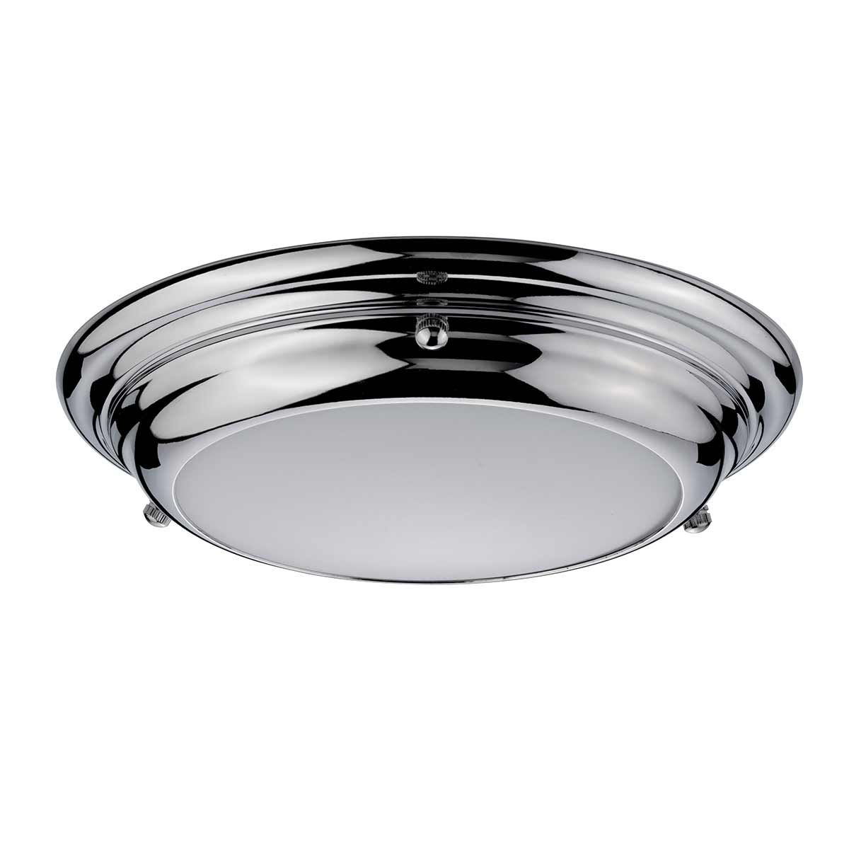 Welland Ultra Slim LED Flush Ceiling Light - Polished Chrome