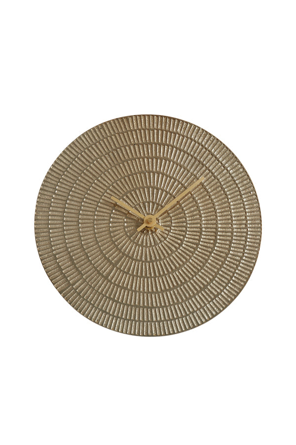 Bojano Light Gold 20.5 cm Wall Clock