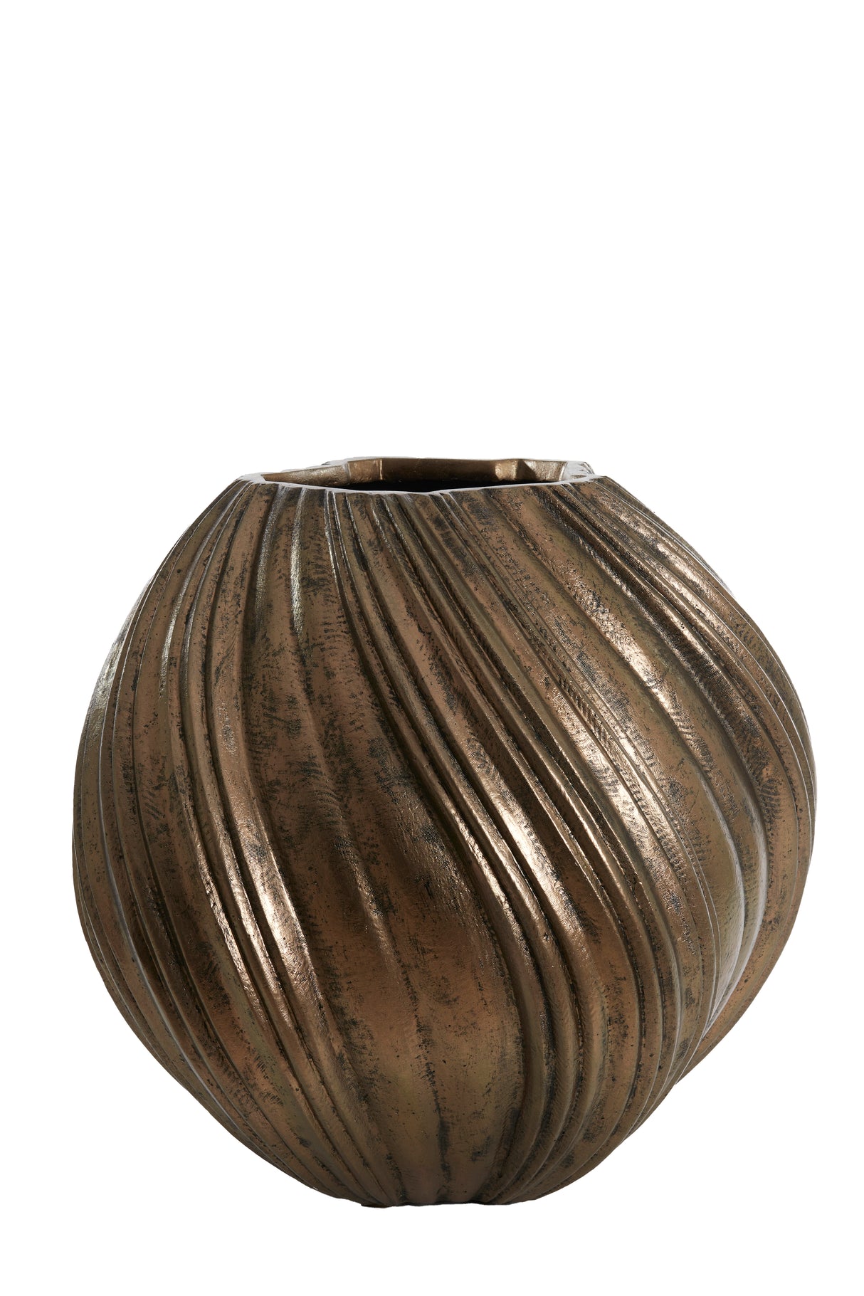 Antique Bronze Yatung Vase Deco Ø65x60 cm