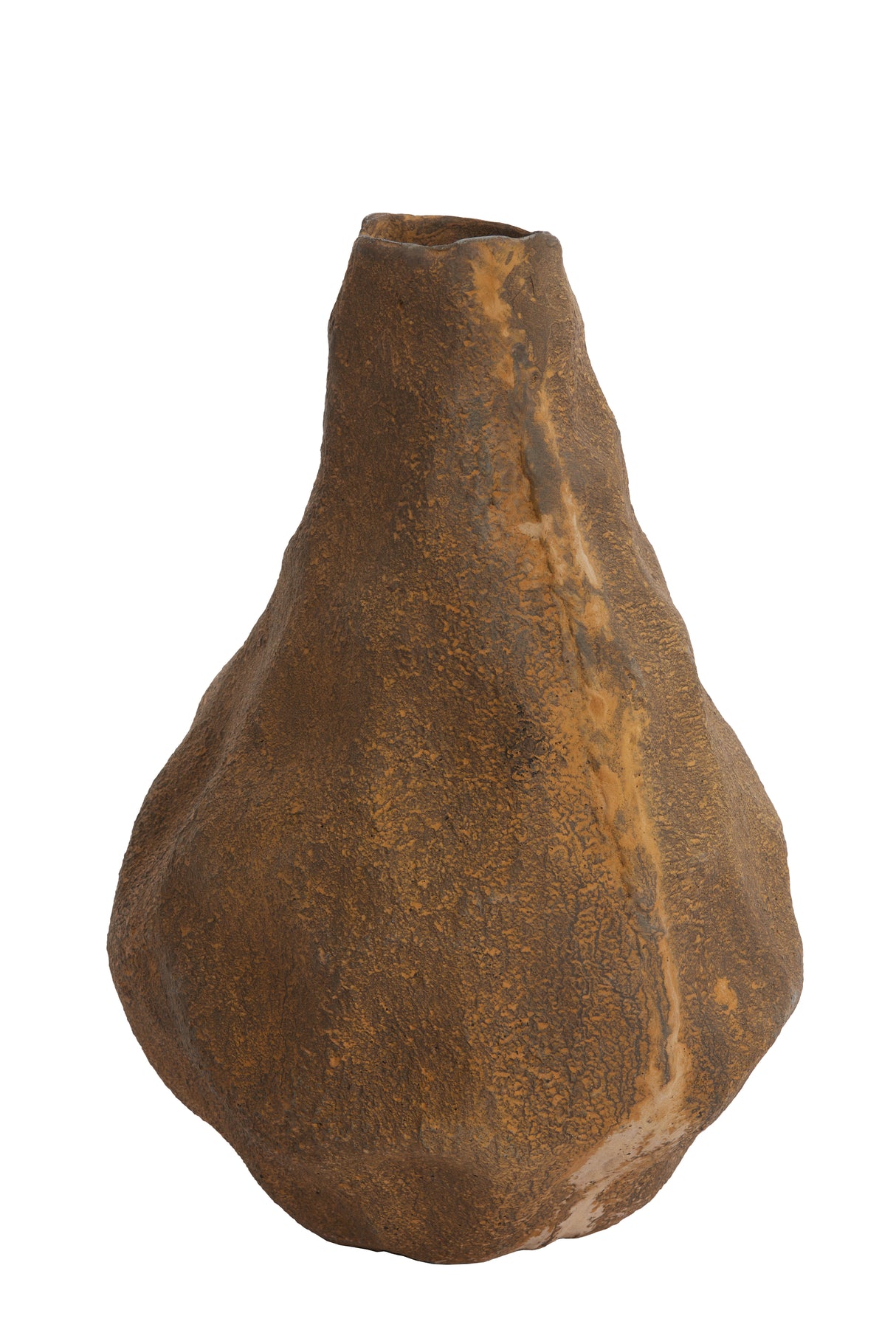 Antique Brown Marzoku Decorative Vase 27.5x25x33.5 cm