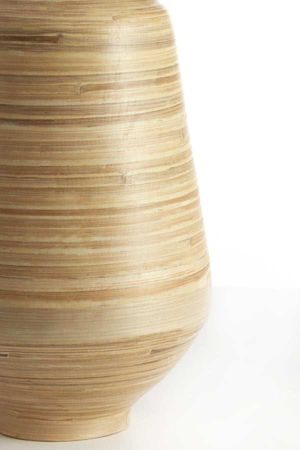 Decorative Bamboo Vase Ø26x58 cm Tulua Natural