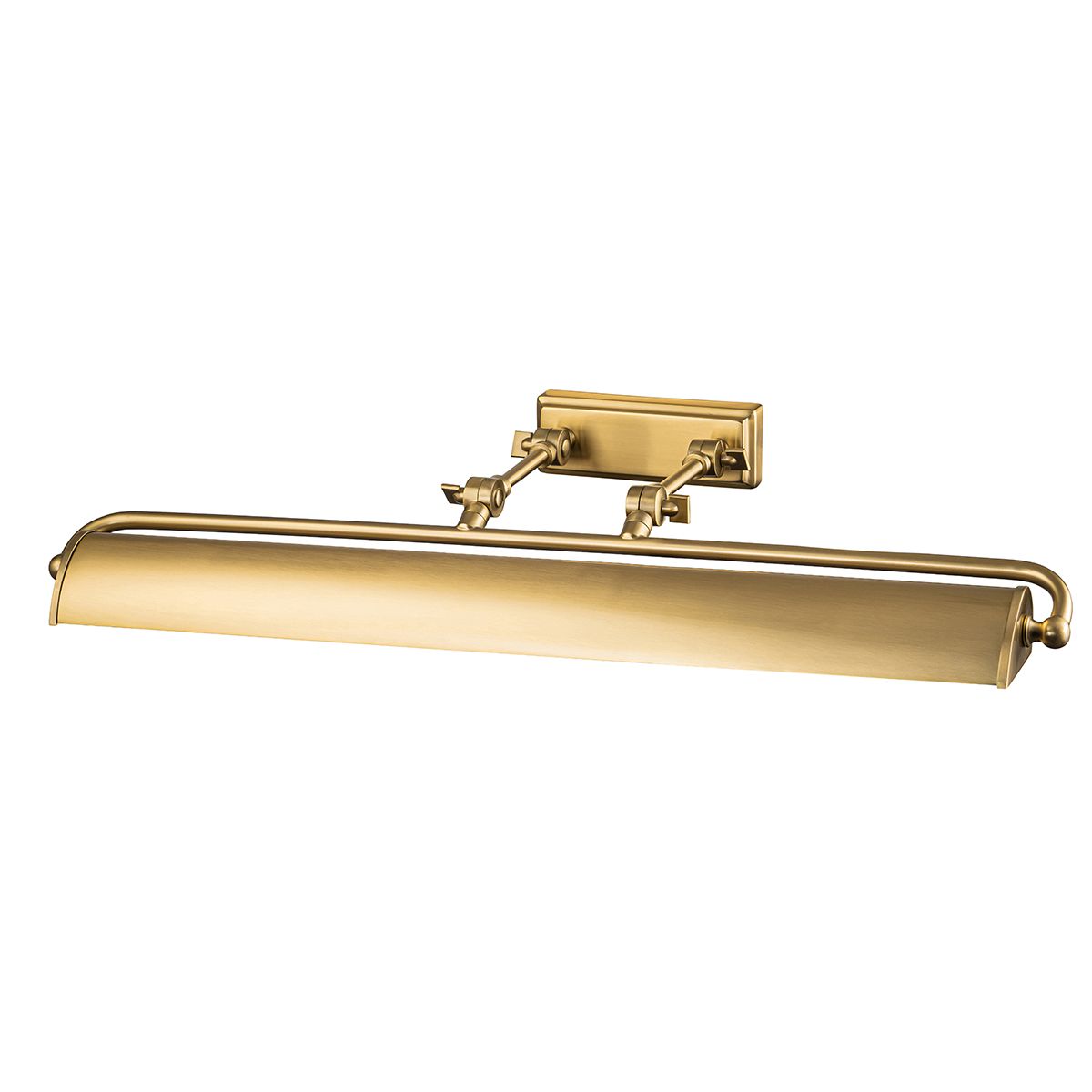 Winchfield 4lt Large Picture Light Aged Brass