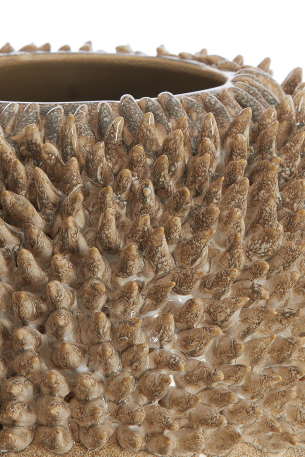 Taupe Sangku Ceramics Vase 39.5x60 cm