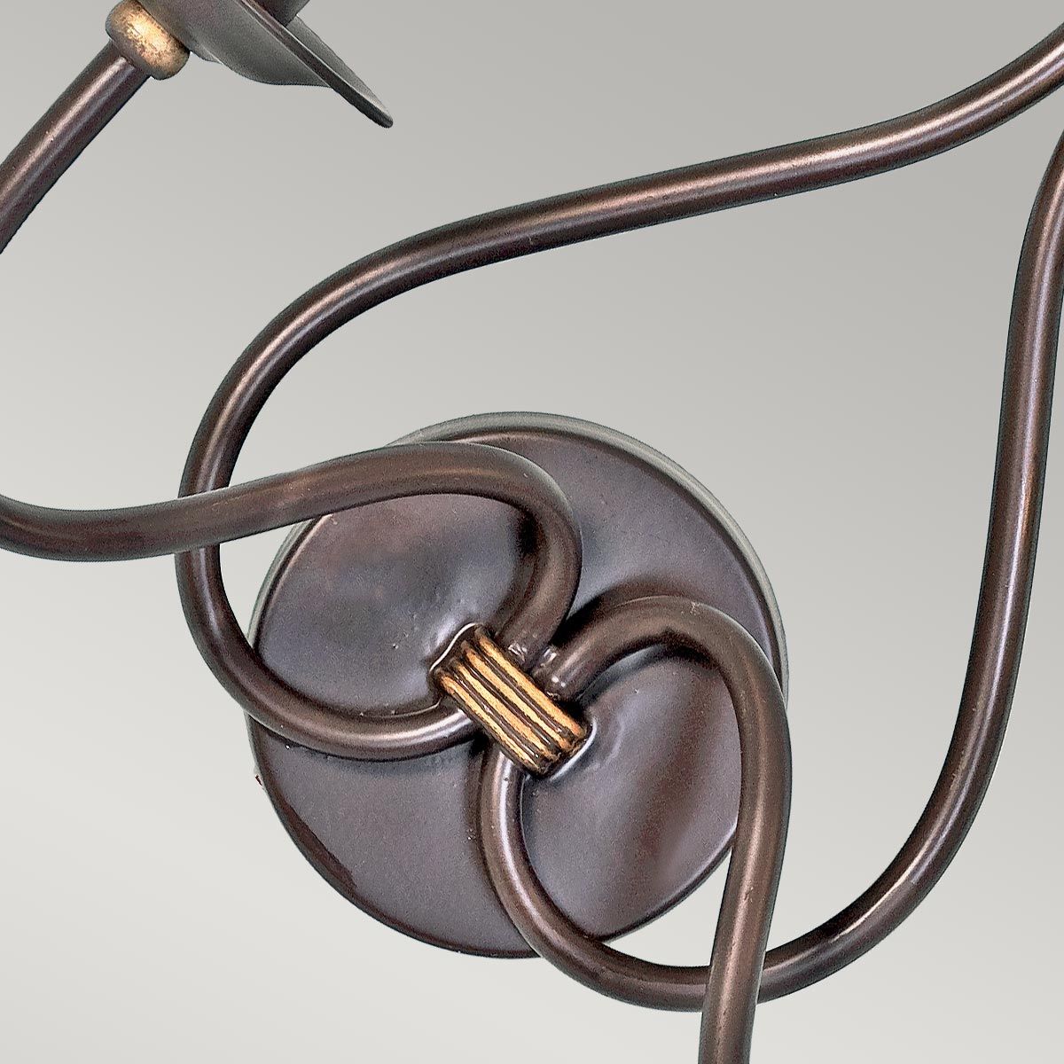 Windemere Rustic Elegance Wrought Iron Double Wall Light