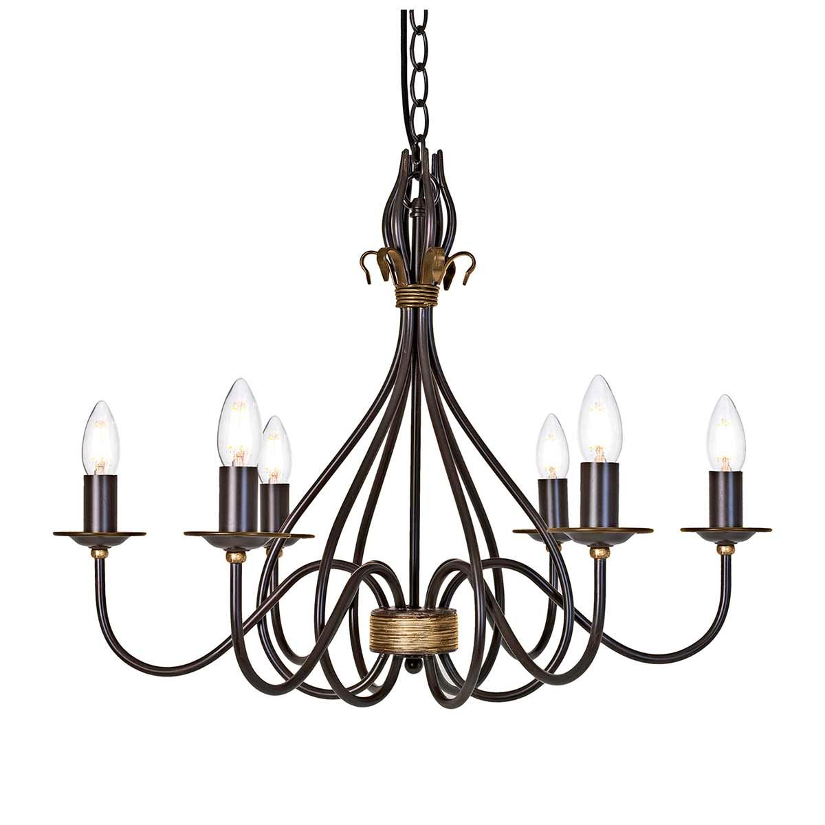 Windermere Rustic Elegance Iron Chandelier