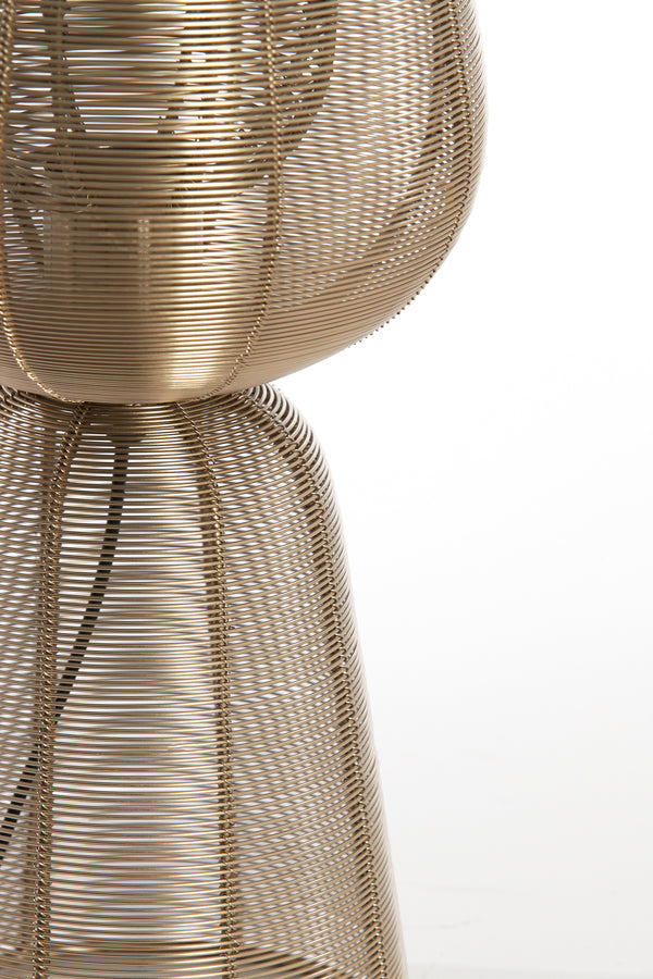 Elegant Light Gold Table Lamp 18x42 cm Aboso Design