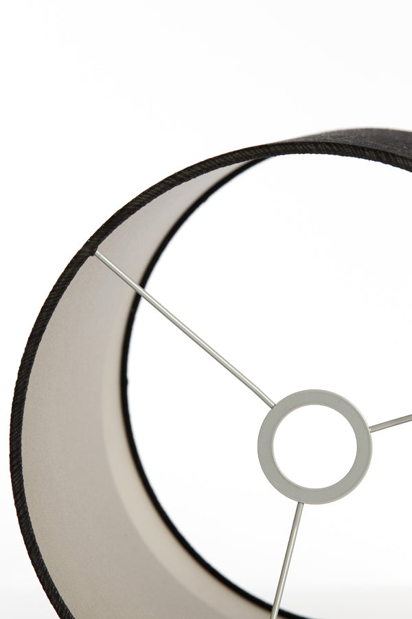 Lubis Black Shade Cylinder - Dimensions 30x30x42 cm
