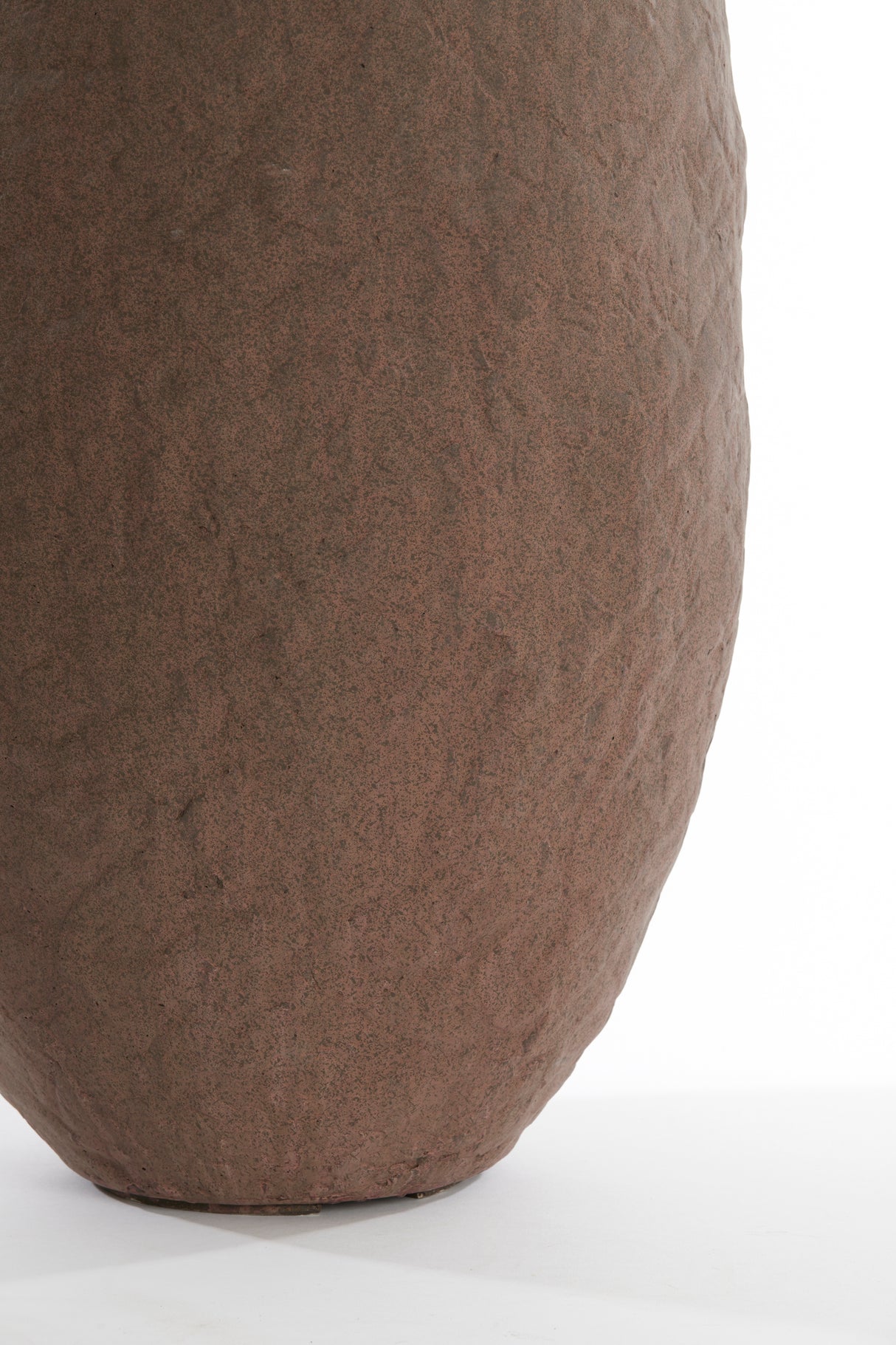 Elegant Tingri Brown Artisan Vase, Ø39x58 cm