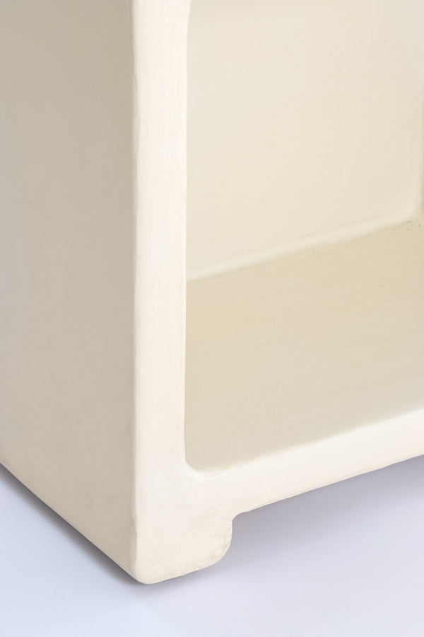 Elegant Nahua Beige Storage Cabinet 110x35x190 cm