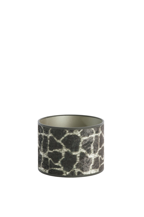 Mosaic Brown Cylinder Shade 20-20-15 cm