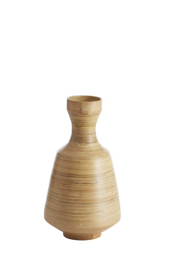 Elegant Tulua Bamboo Vase Ø22x40 cm in Natural Finish