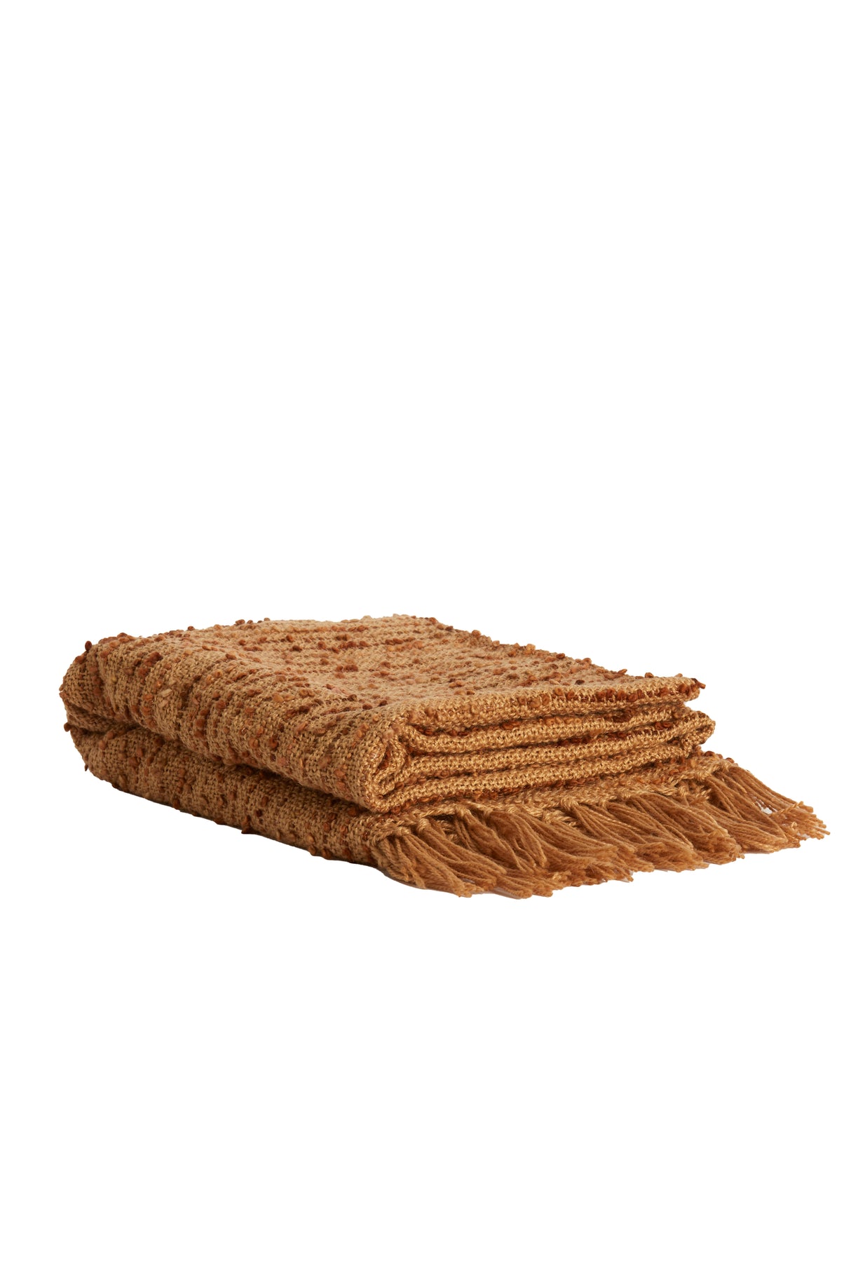 Rustic Cazar Brown Throw Blanket 170x130 cm