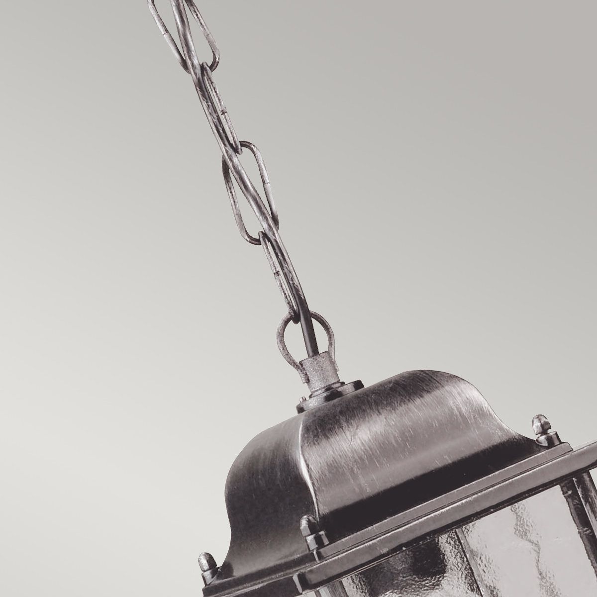 Wexford Classic Leaded Glass Chain Lantern