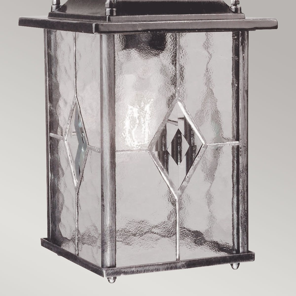 Wexford Classic Leaded Glass Chain Lantern