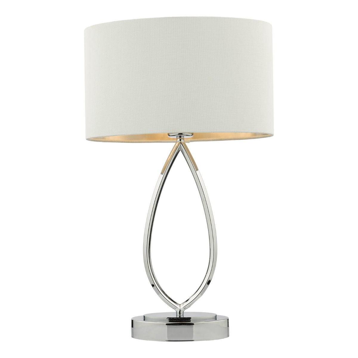 Wyatt Ivory Linen Oval Shade 31cm