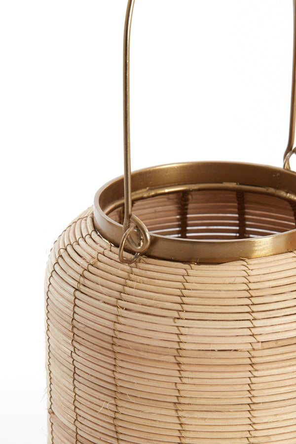 Cyclone Ø16.5x27 cm in Vivaro Natural and Bronze Finish