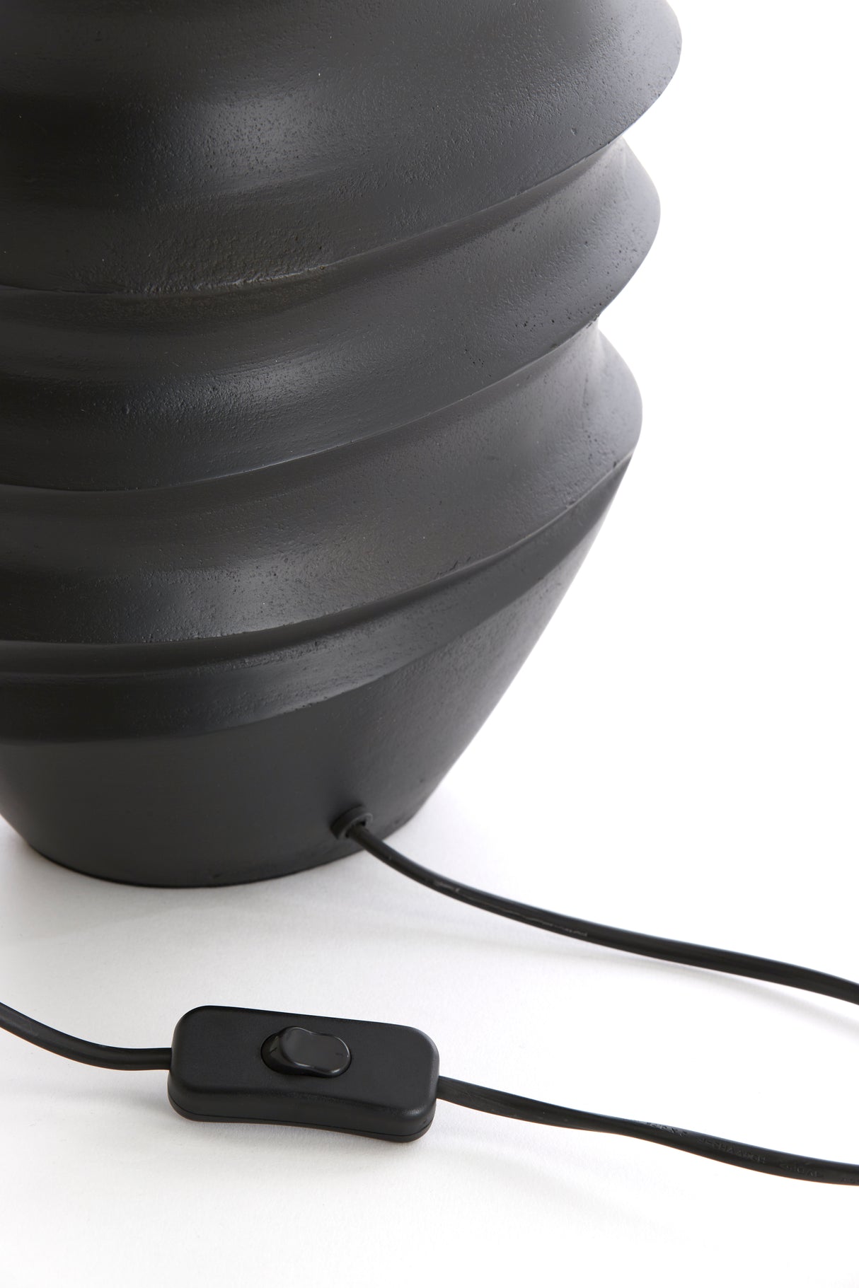 Matte Black Sharon Lamp Base 25x17x48 cm