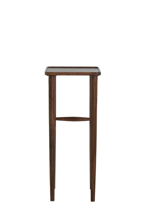 Acacia Wood Pedestal 42x42x100 cm – Qiano Collection