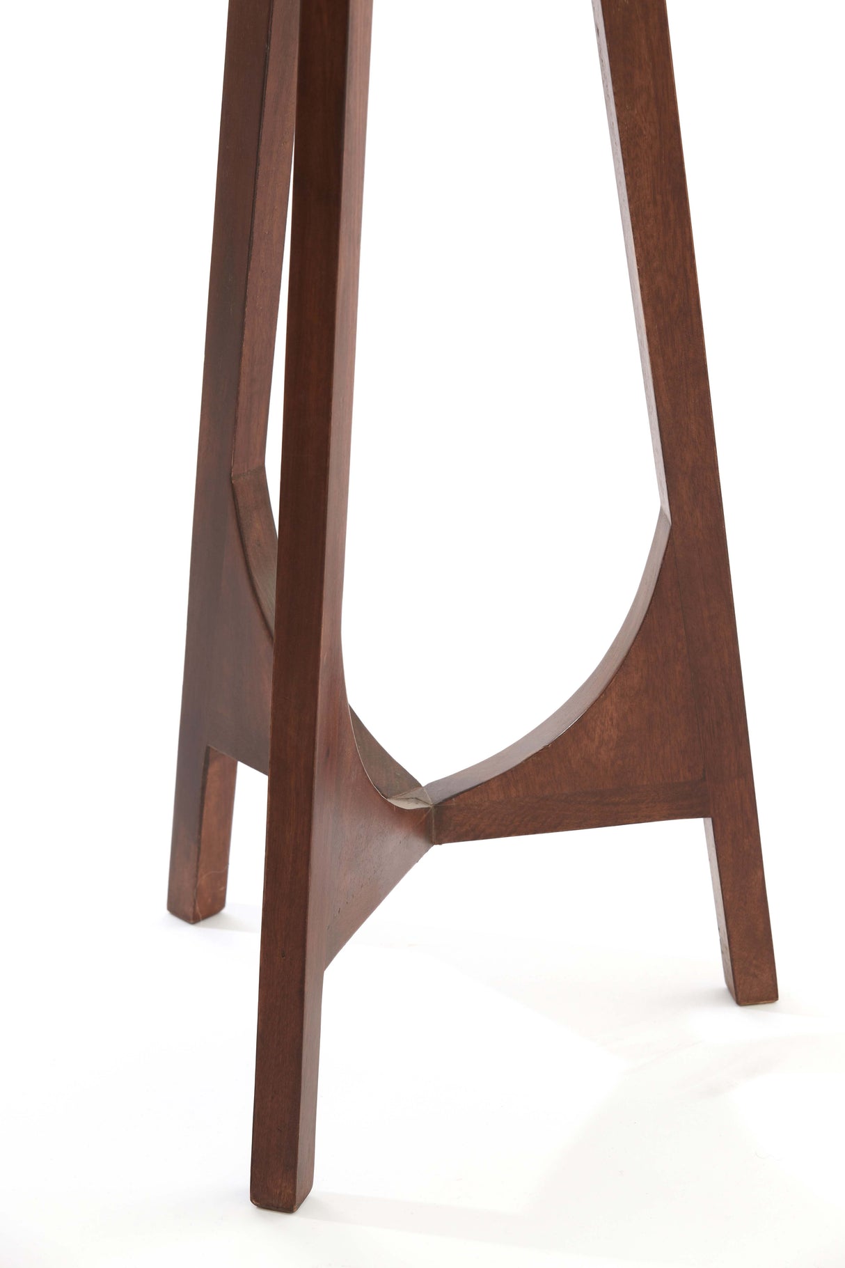 Rustic Wooden Tripod Floor Lamp, 118 cm - Troina Style