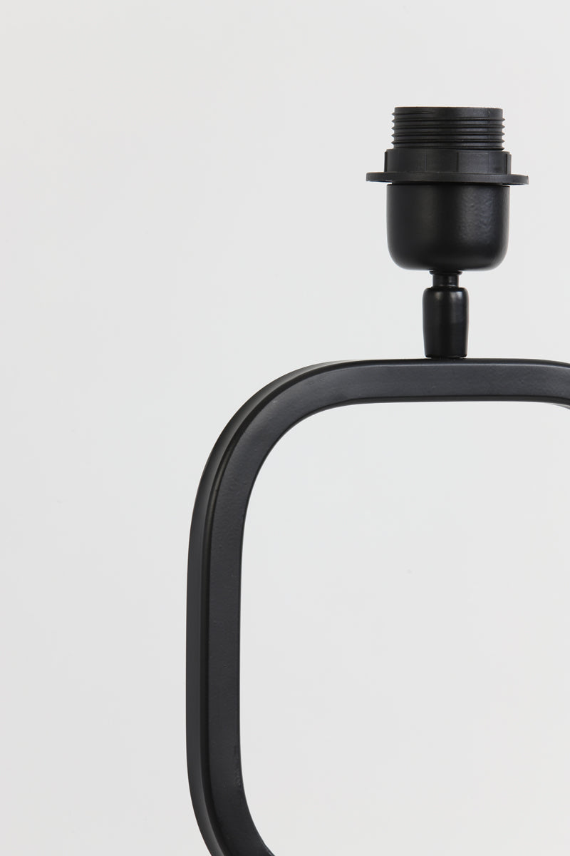 Sleek Matte Black Lutika Lamp Base 23x11.5x69 cm
