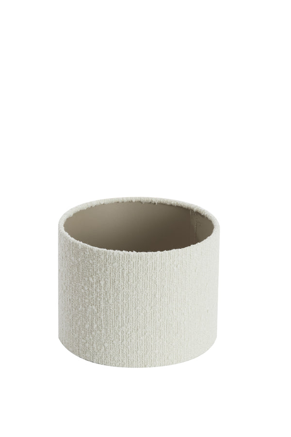 White Bolero Shade Cylinder 20x20x15 cm