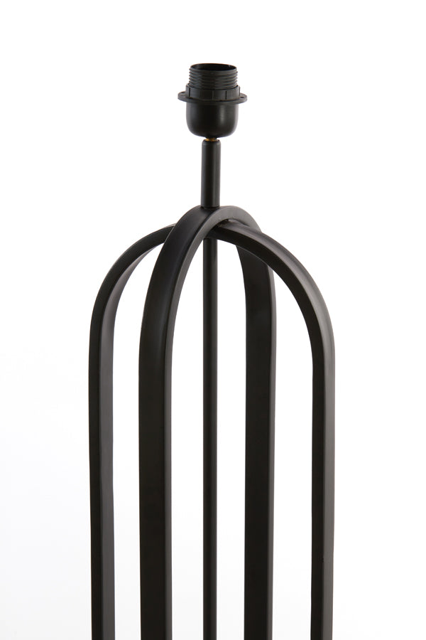 Modern Aster Matte Black Floor Lamp - 25x140 cm