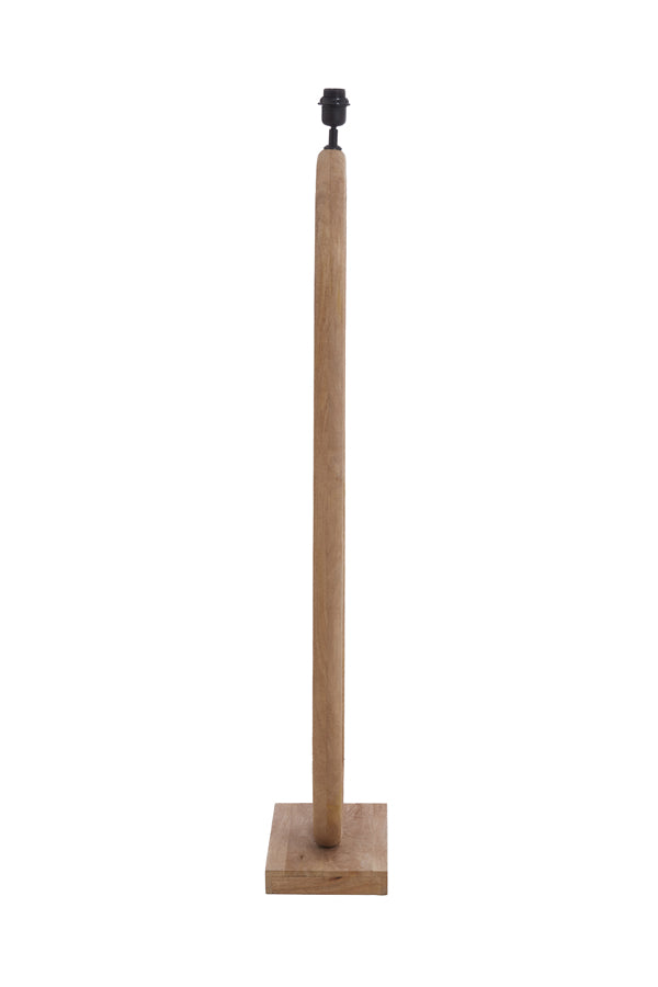 Rustic Elegance: Wooden Floor Lamp 35x20x119 cm