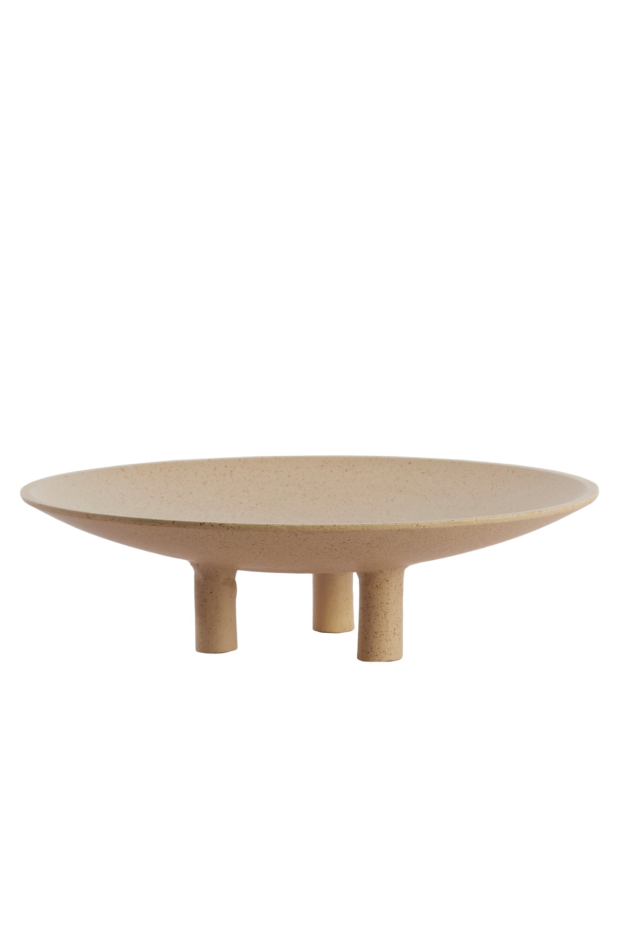 Round Tabua Sand Sculpture on Light Brown Spotted Base