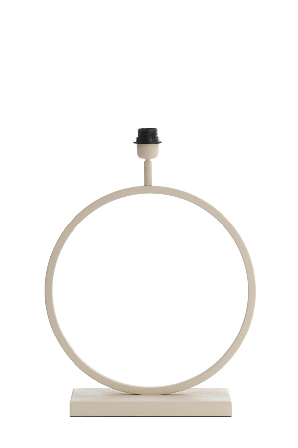 Elegant Cream Table Lamp Base - Liva Collection (40x12.5x52 cm)