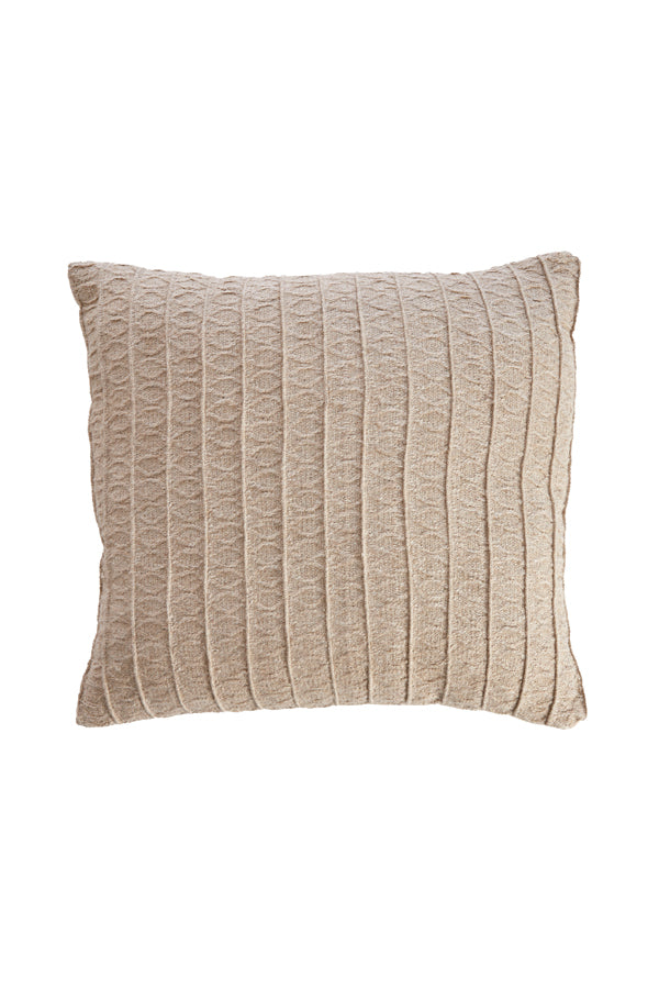 Sarmato Beige Throw Pillow 45x45 cm