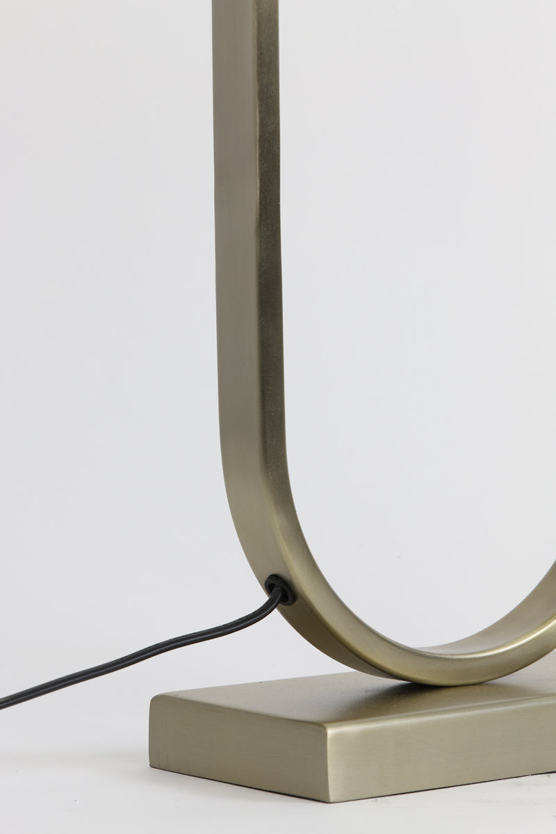 Elegant Jamiri Light Gold Table Lamp Base, 20x13x55 cm