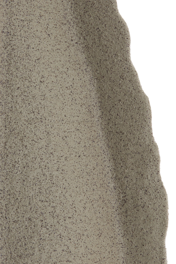 Elegant Grey-Green Ceramics: 37x36x66.5 cm Decorative Vase