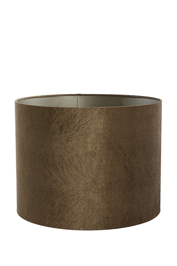 Rustic Brown Cylinder Shade 50-50-38 cm