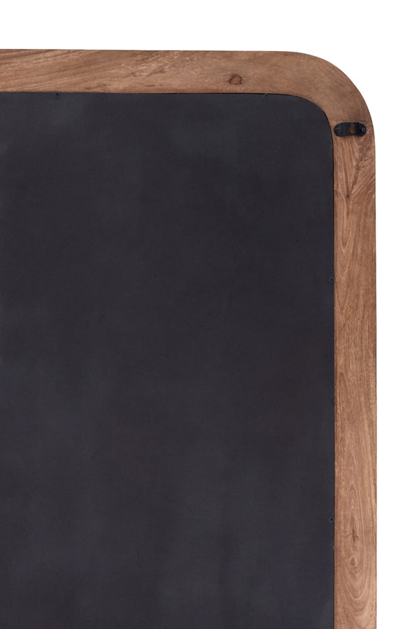 Rustic Brown Wood Framed Mirror 100x4x169 cm