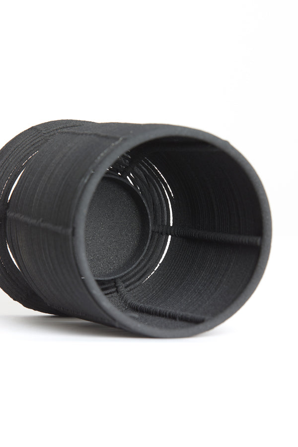 Matte Black Dioso Tealight Holder 10x15cm