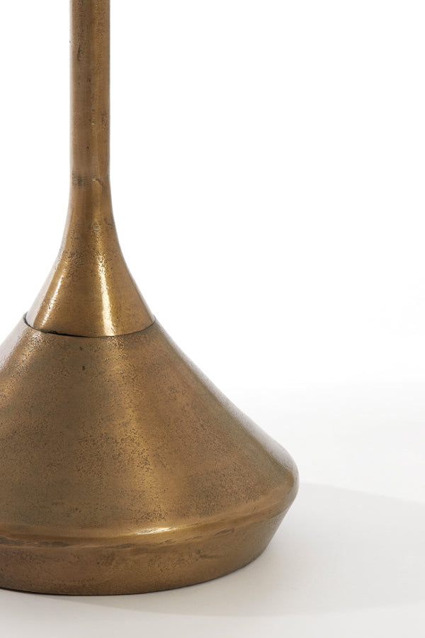 Antique Bronze Dimphy Round Side Table - 35x50 cm