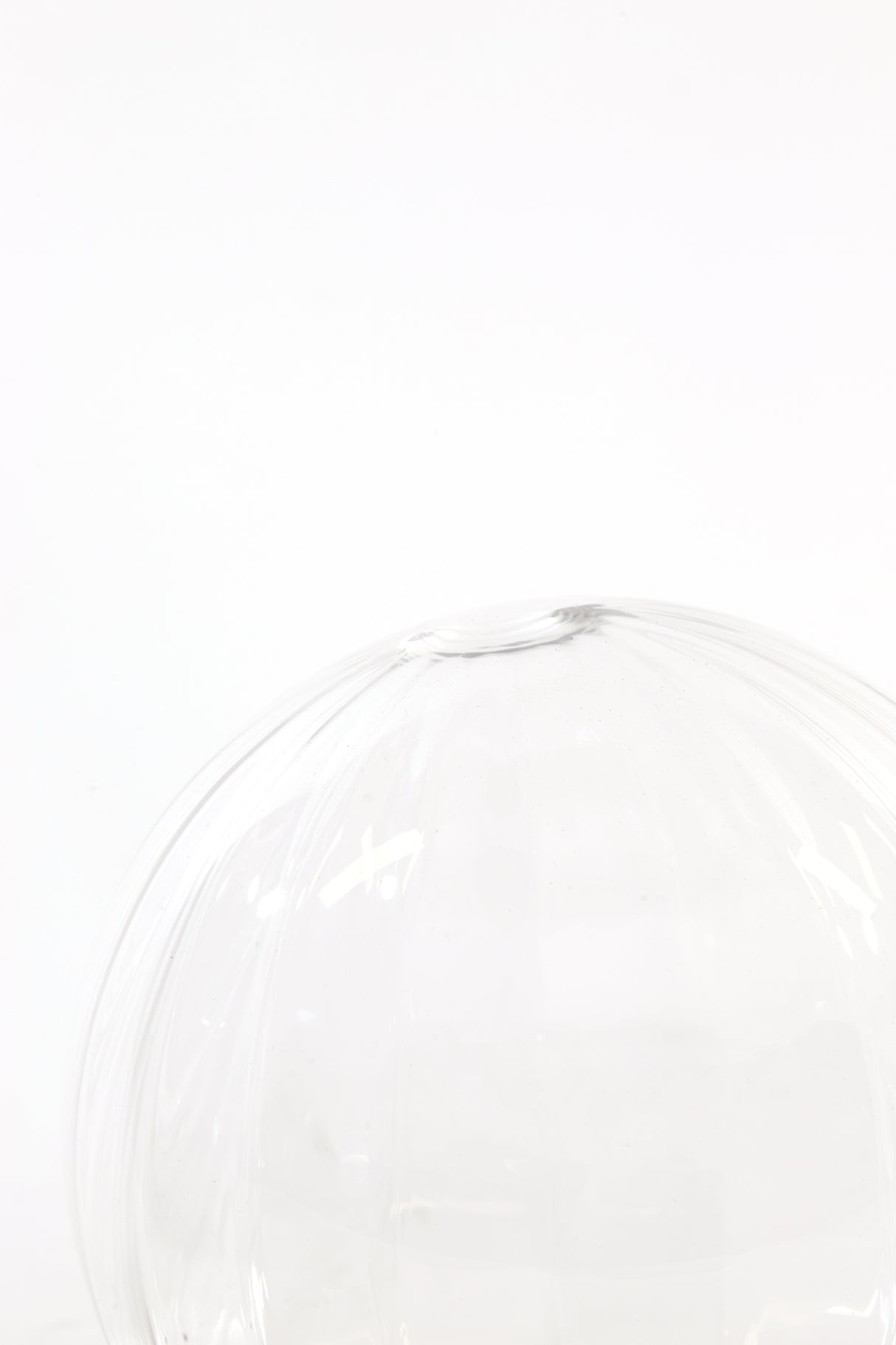 Gold and Clear Glass Triple Light Floor Lamp 162 cm