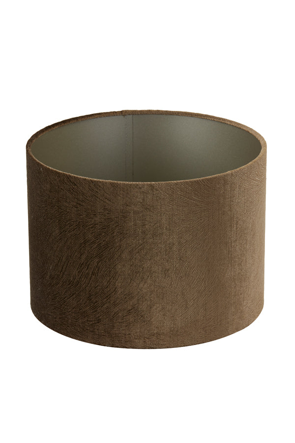 Lubis Brown 30x30x21 cm Cylinder Lampshade