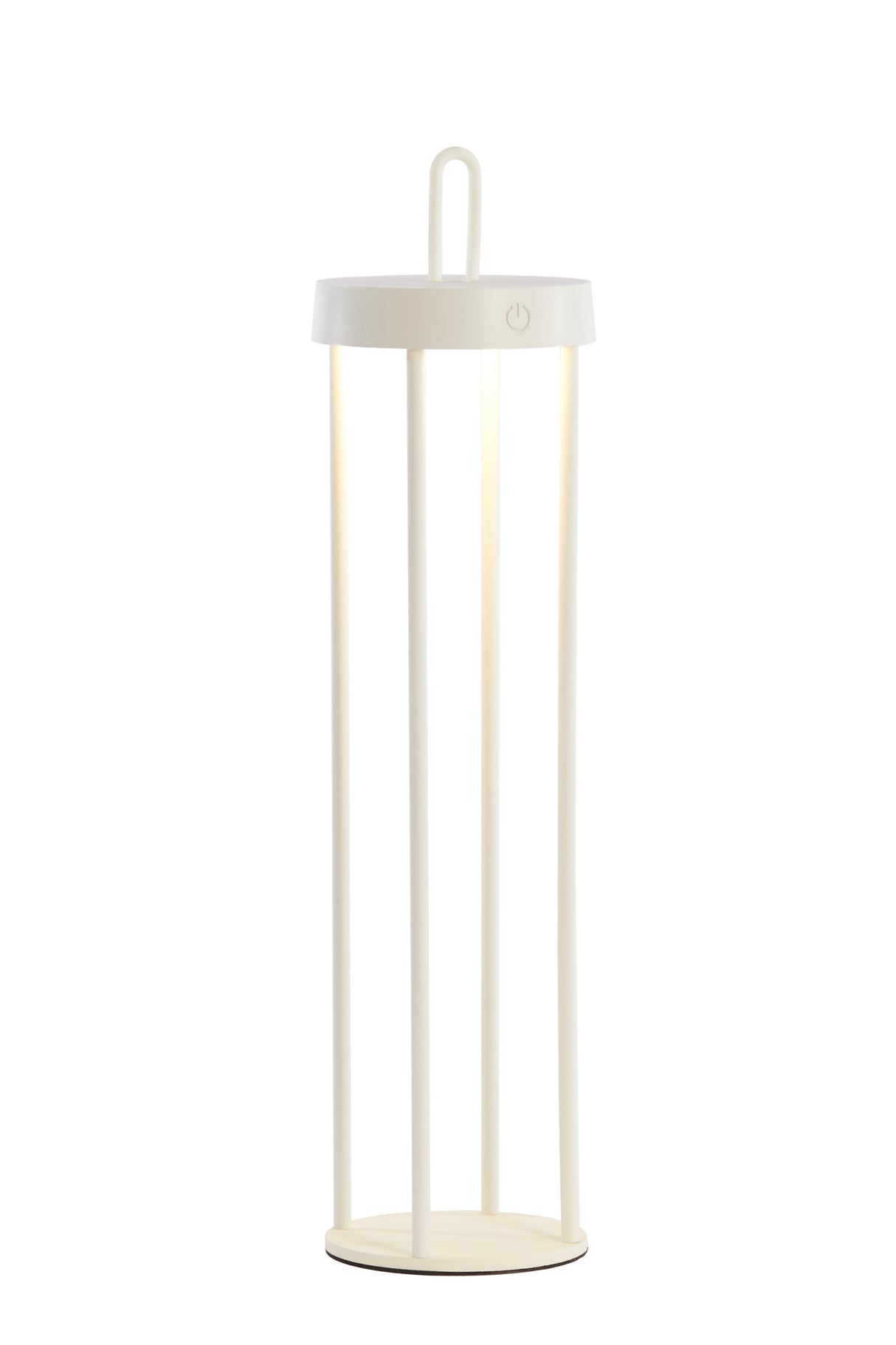 Isalo Cream LED Table Lamp, 13x50 cm