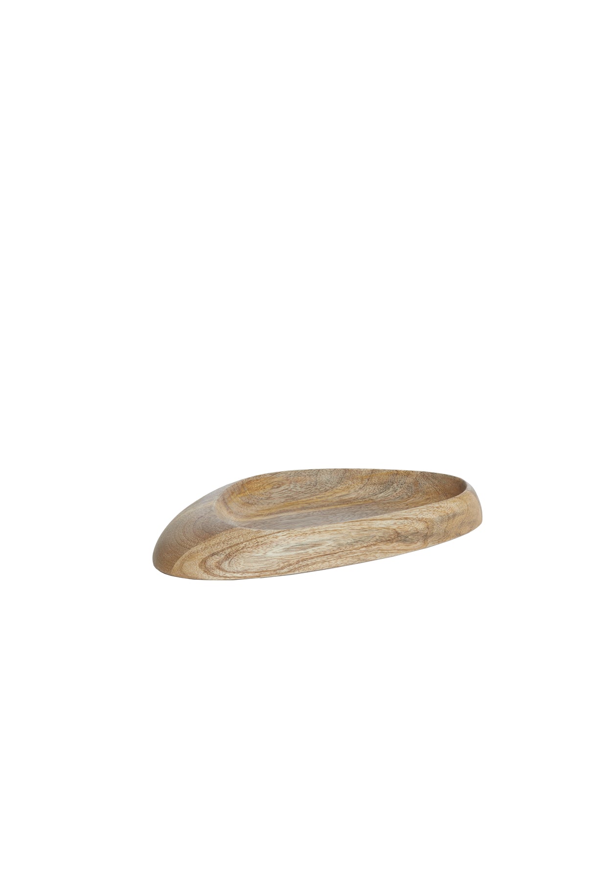 Rustic Natural Wood Serving Tray 30x15x4 cm