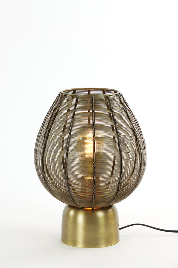 Antique Bronze Suneko Table Lamp Ø25x34 cm